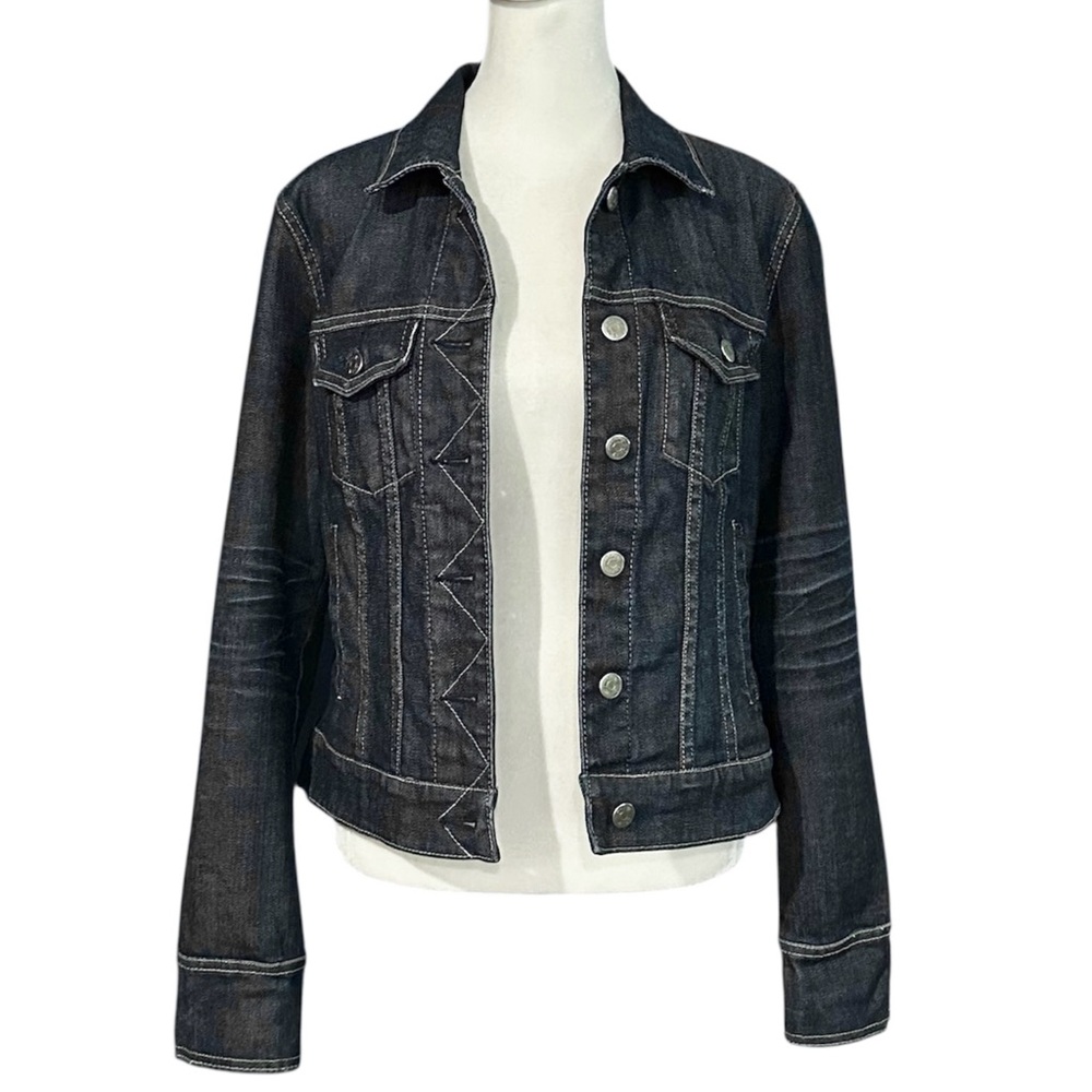 J. Crew Classic Jean Jacket with Pockets Blue Wash Denim Size Small